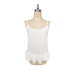 裾フリルキャミソール【ネコポスOK】【7g-831-05493】