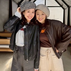 フェイクレザーブルゾン【7f-831-05963】