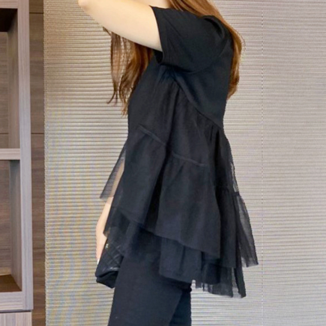 Vin｜バックティアードシアーカットソー | Rakuten Fashion(楽天
