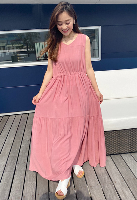 シールームリン　ノースリーブ　ワンピース　ティアード ariel♡様専用 searoomlynn シールームリン ティアード
