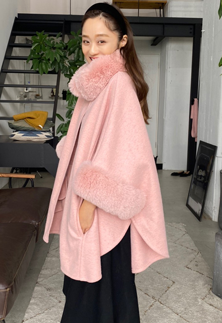 エコファーポンチョコート【8b-831-02850】 