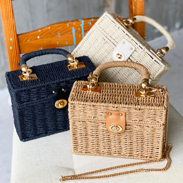 スクエアカゴバッグ【8a-831-03057】 