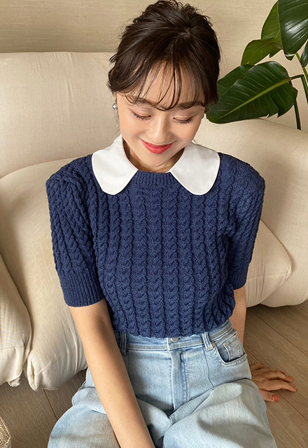 ダブルフリルつけ襟【ネコポスOK】【7i-831-04118】