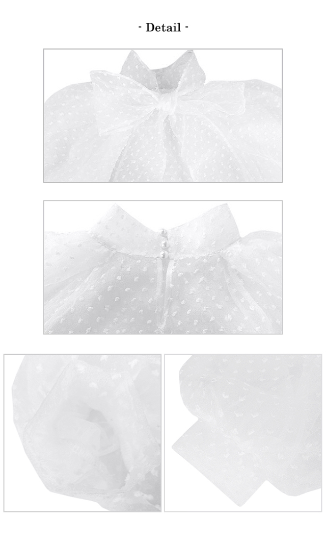 3wayオーガンジービッグリボンブラウス【7i-831-09501-09502】