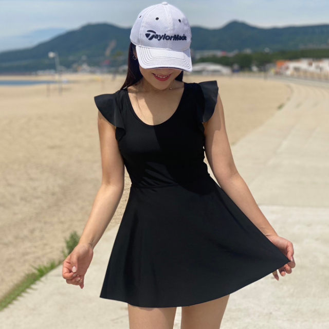 フリルワンピーススイムウェア【7i-971-00004】 