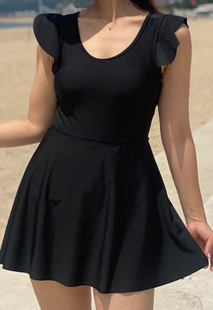 フリルワンピーススイムウェア【7i-971-00004】 