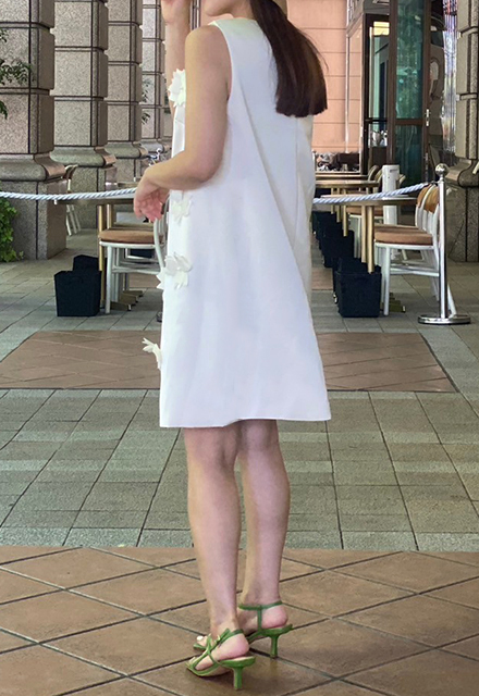 はな 花モチーフワンピース【7i-831-04612】