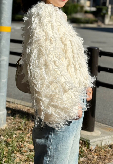 emmi（エミ）の「【emmi atelier】2wayリブニットロング