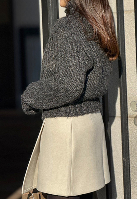 MIXヤーンショートニット【7h-831-05190】