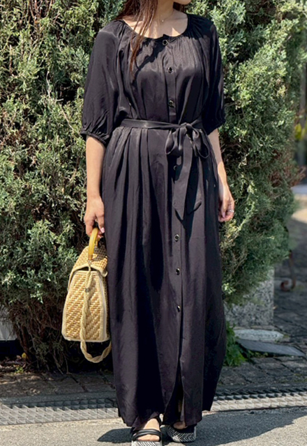 訪問着からワンピース Remake a Kimono] How to Make a Cool Dress with Straight Stitches