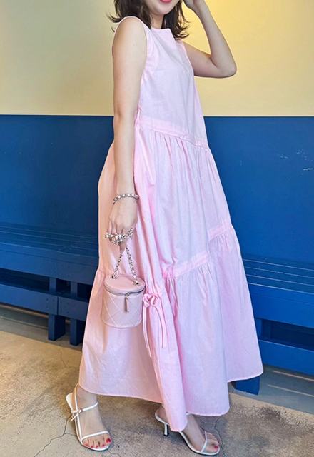 【happy memories 】McQ コットンワンピース コットンギャザーワンピース【7g-831-05408】