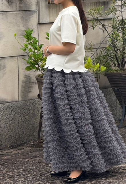 スカラップトップス【7g-831-05580】