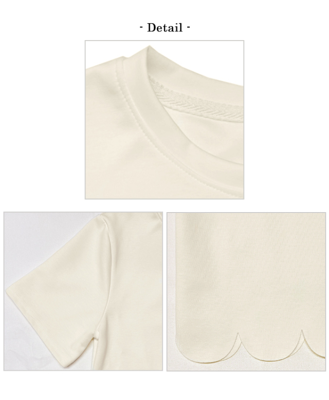 スカラップトップス【7g-831-05580】