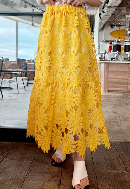 マーガレットレーススカート【7g-831-05480】