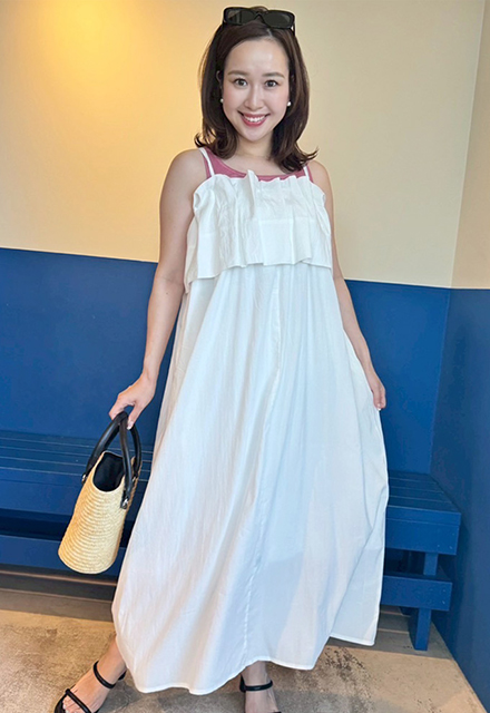 フリルキャミソールワンピース【7g-831-05609】