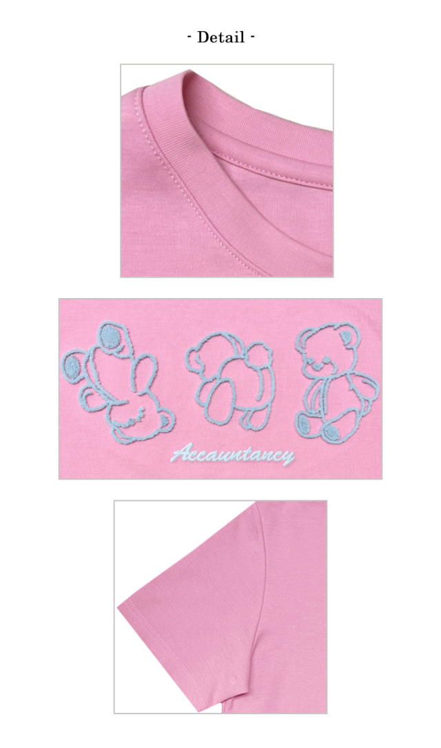 テディベアロゴTシャツ【ネコポスOK】【7g-831-05621】