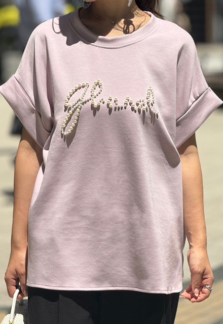 <新品未使用品> DSC パールロゴTシャツ トップス