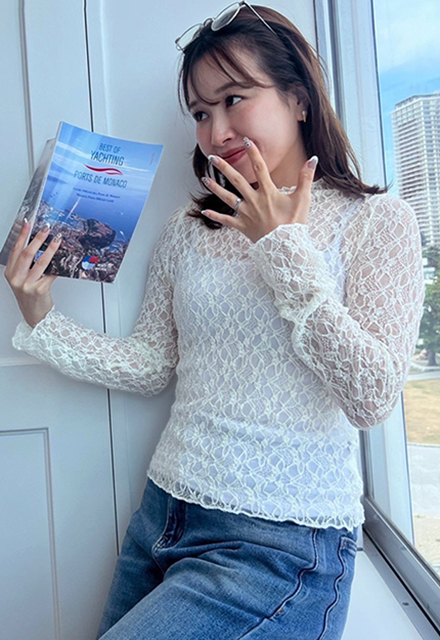 トップス seesee 4-3】SEE SEE SUPER BIG ROUND MESH TEE【NAVY】 – STUDY SHOWROOM STORE