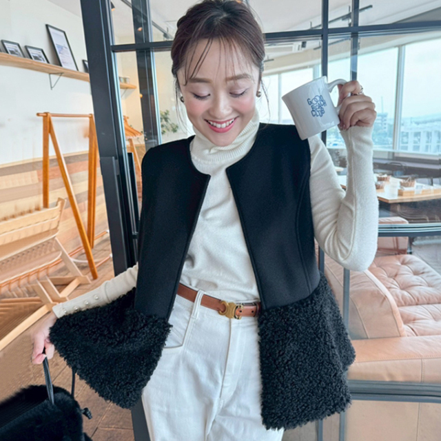 NOBLE☆リッチフェイクボアジレ リッチフェイクボアジレNOBLE ☆リッチ