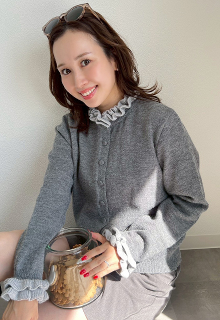 フリルレイヤードデザインカーディガン【7f-831-05877】