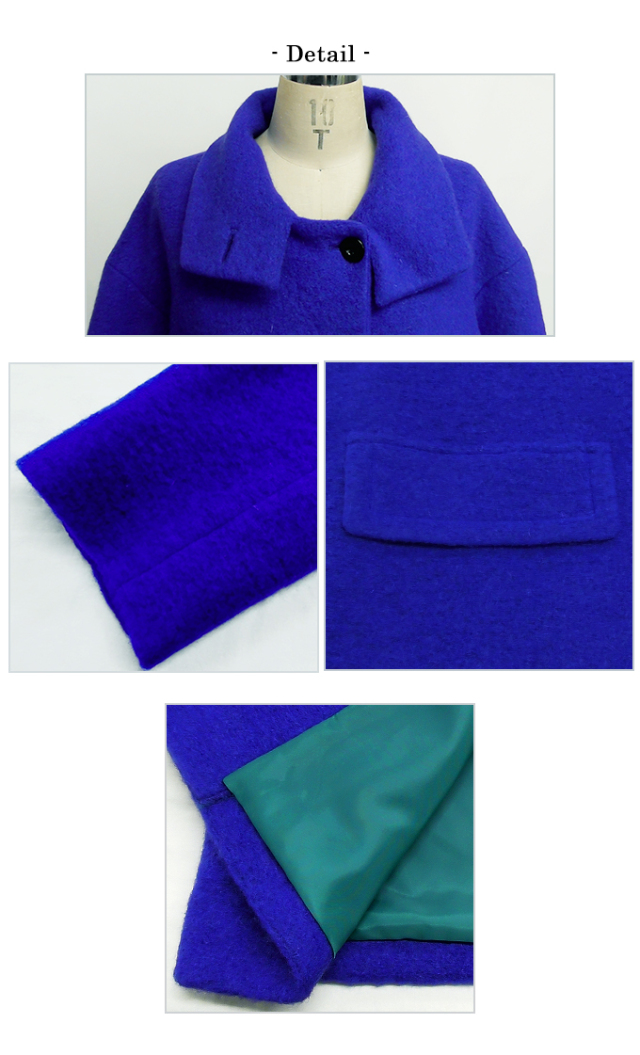 ウールMIXコート【7f-174-01489】