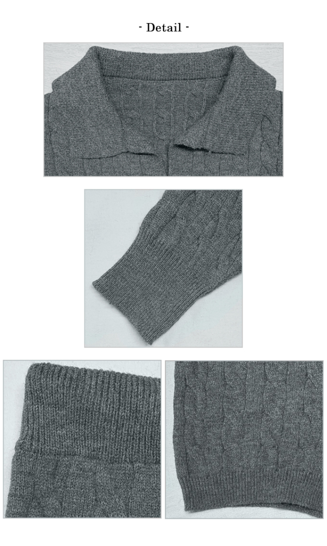 FRANCO FERRARO woolニットセットアップ M DOLLY セットアップ fur tippet aurora knit set up/ファーティ