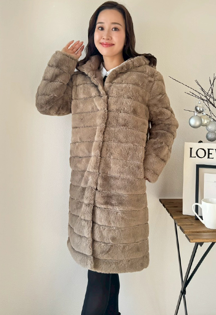 ボーダーファーリバーシブルコート【7f-138-05961】