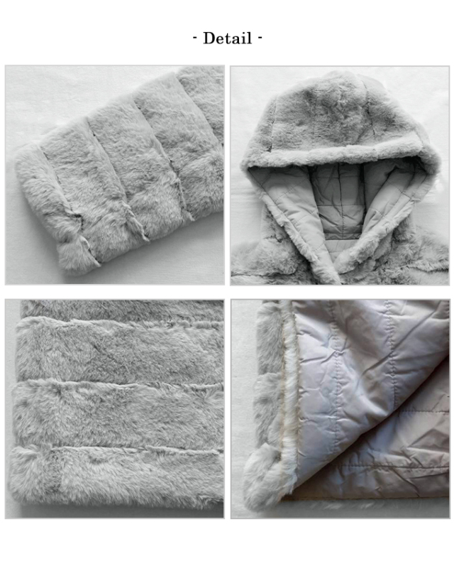 ボーダーファーリバーシブルコート【7f-138-05961】