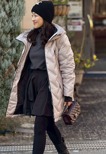 シームレスダウンコート【7h-146-07707】