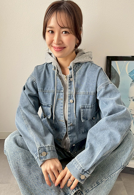 パーカードッキングデニムJK【7e-831-06126】