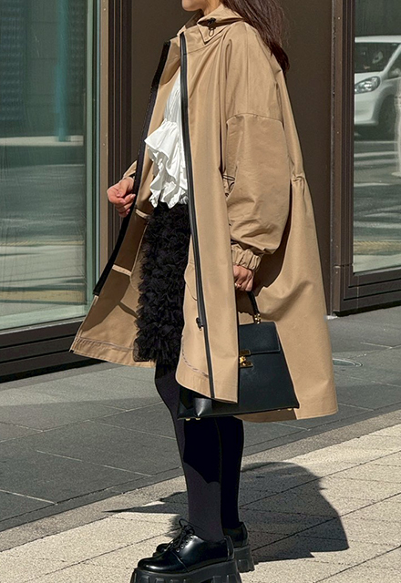 防水加工コクーンマウンテンコート【7e-174-02408】