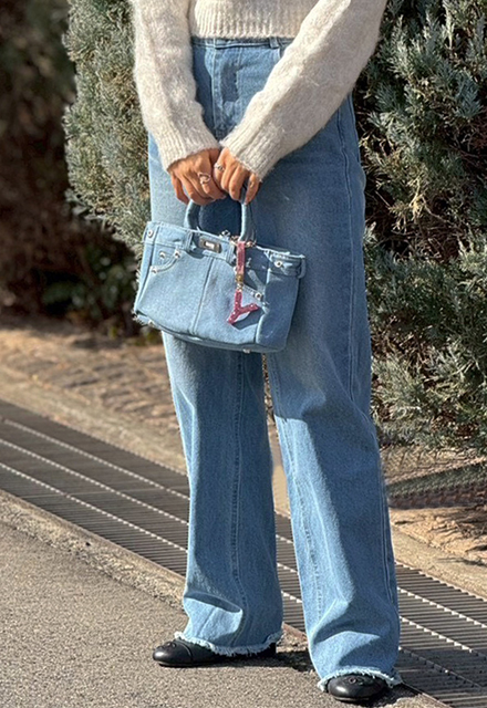 リメイクデニム2WAYバッグ【7e-831-06127】