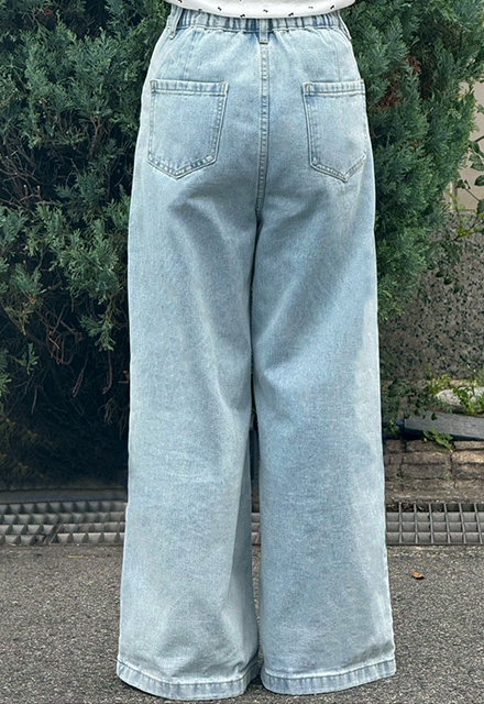 フロントボタンデニムパンツ【7e-831-06197】
