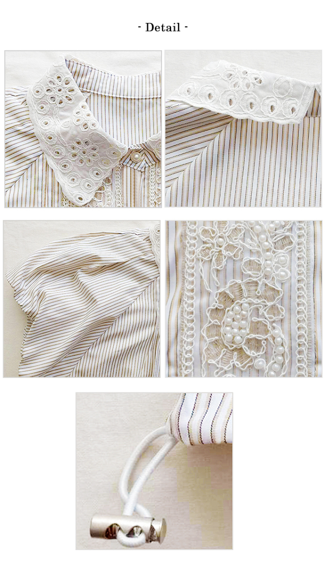 フロント刺繍クロップドブラウス【ネコポスOK】【7e-831-06413】