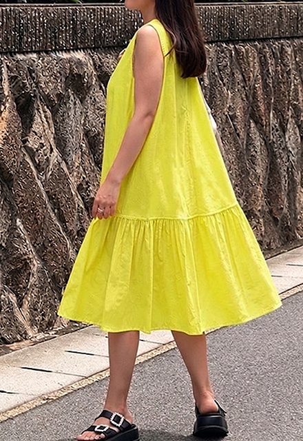 切り替えノースリワンピース【7e-831-06531】