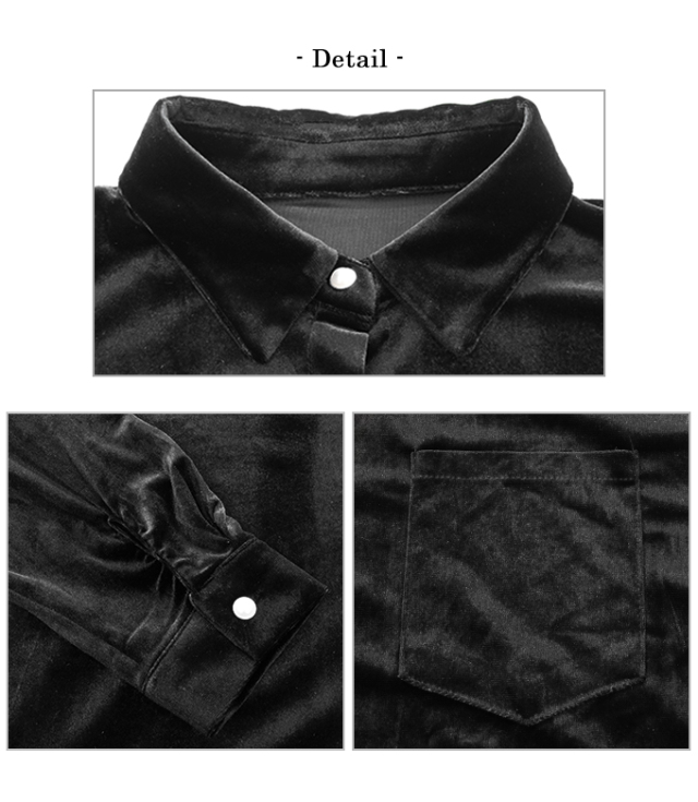 深瀬着用 doublet ベロアシャツ パールボタンベロアシャツ【7d-831-06705】