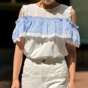 オープンショルダートップス【ネコポスOK】【8e-831-02033】