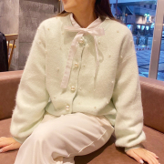 パールラビットファーカーディガン【8b-831-02913】