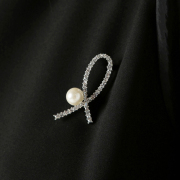 パール&ストーンブローチ【ネコポスOK】【7g-920-09957】