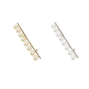 ストーン付きパールラインブローチ【ネコポスOK】【7g-920-09956】