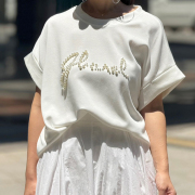 パールロゴデザインTシャツ【ネコポスOK】【7g-831-05707】