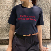 ビジュー付きロゴTeeシャツ【ネコポスOK】【7g-831-05629】