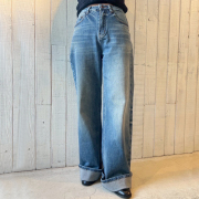 ウォッシュデニムパンツ【7f-831-05764】