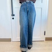 ワイドストレートデニム【7f-831-05766】