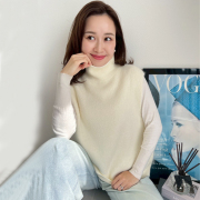 ラクーンMIXハイネックベスト【7f-831-05943】