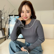 フリルリブニット【7f-831-06051】