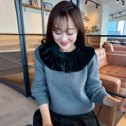 ベロアカラーラメニット【7f-831-06062】