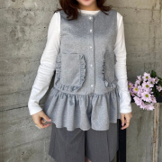 フリルポケットジレ【7e-831-06146】