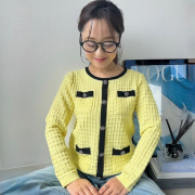 バイカラーカーデ風プルオーバー【7e-831-06243】