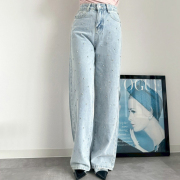 ビジューデコデニムパンツ【7e-831-06198】